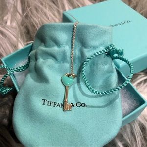 Authentic Tiffany & Co. Heart Key Necklace
